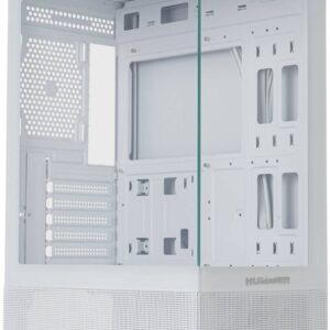 Caixa ATX Hummer Vision Tempered Glass (Branco) - NOX