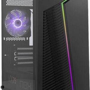 Caixa Micro-ATX Infinity Zeta RGB Vidro Temperado (Preta) - NOX