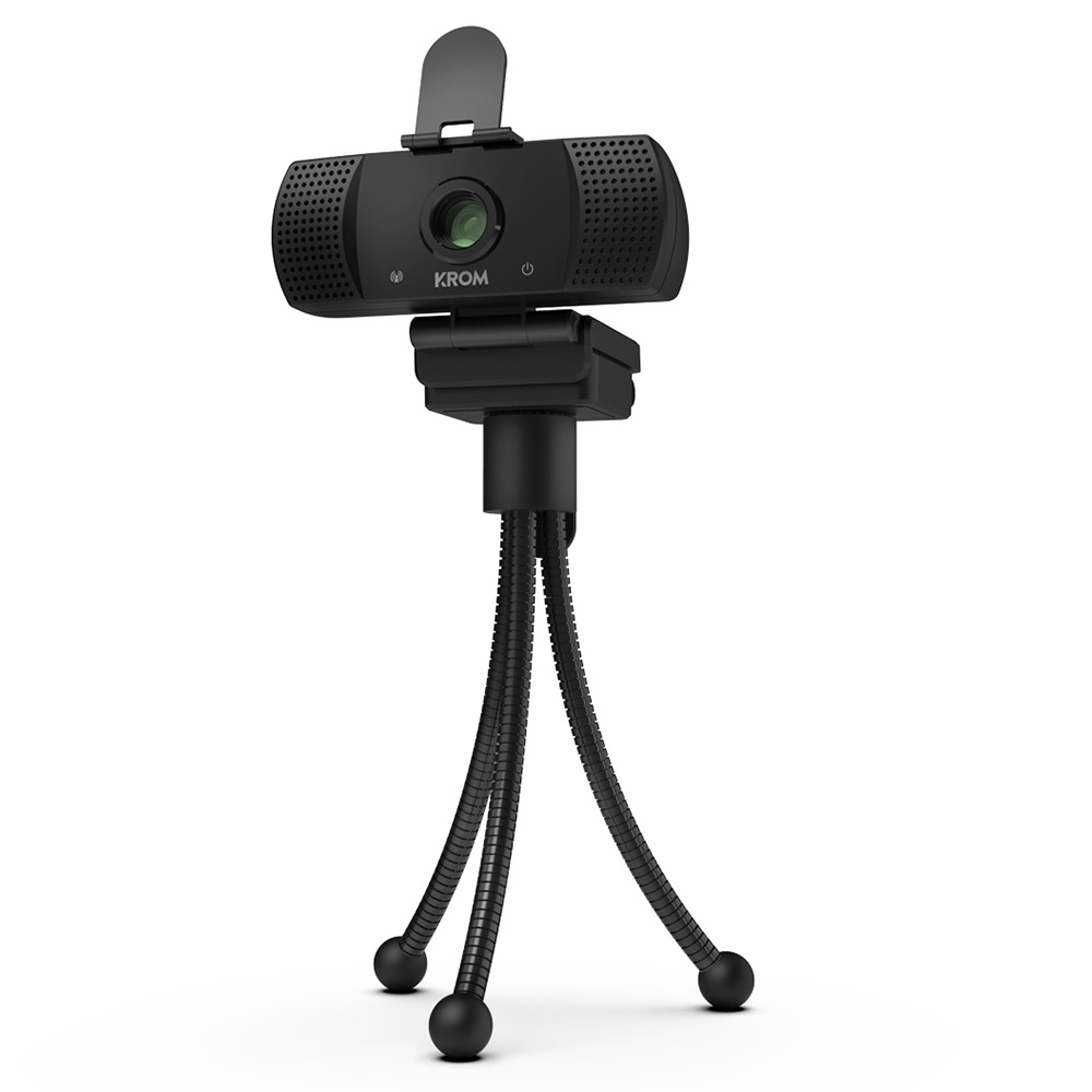 Webcam Kam Full HD 1080P (Preto) - KROM