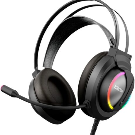 Headset Kappa Gaming RGB (Preto) - KROM