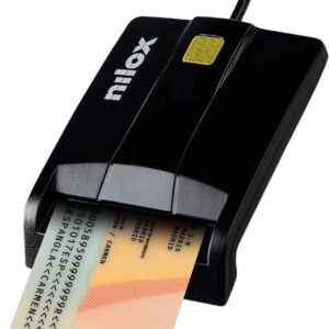 Leitor de Cartões DNI USB 2.0 (Preto) - NILOX