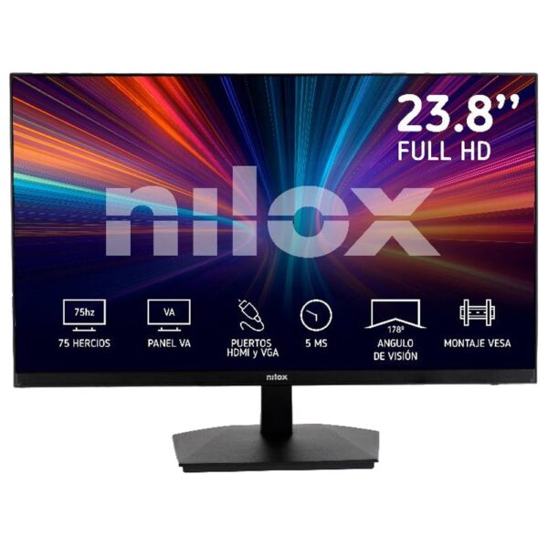 Monitor Nilox 24" 75hz FHD 5ms Hdmi Preto