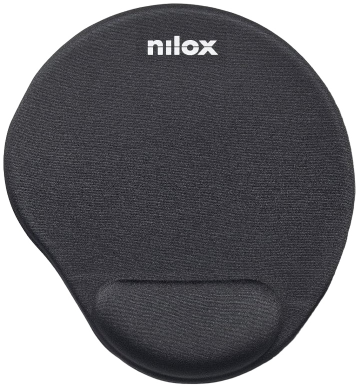 Tapete de Rato Ergonómico (Preto) - NILOX