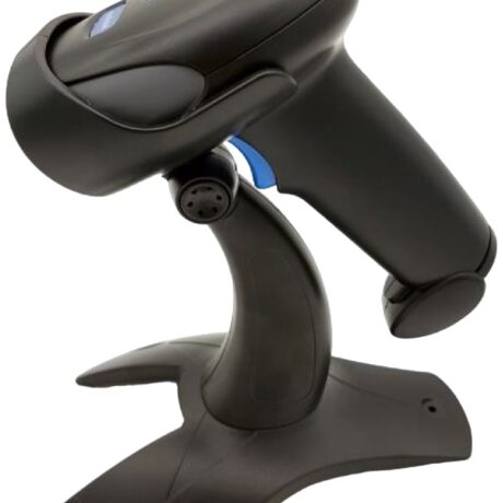 Leitor Código de Barras Portátil USB 1D/2D CMOS c/ Suporte (Preto) - NILOX