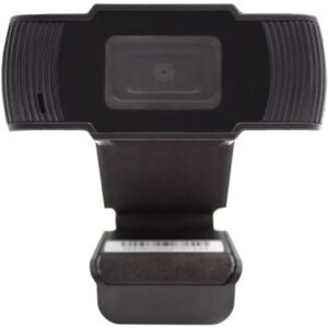 Webcam HD 720p c/ Microfone USB 2.0 (Preto) - NILOX