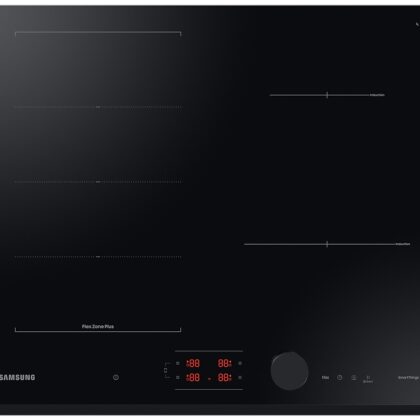 Placa de Indução NZ64B6058GK Flex Zone Plus 60cm 4 Zonas 7400W Wi-Fi (Preto) - SAMSUNG