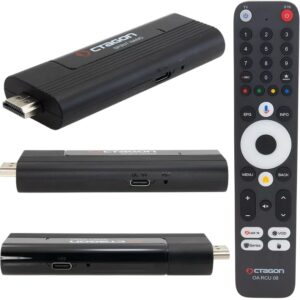 Receptor Pen Stick Spirit NANO TV Android 2GB/32GB MeTV Player 4K Ultra HD - OCTAGON