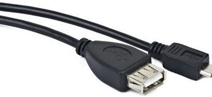 Cabo USB A Fêmea - Micro USB Macho (15cm) - LANBERG