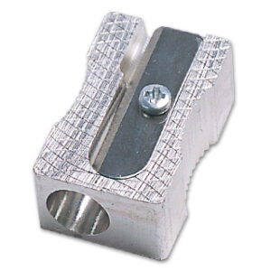 Apara-Lápis Metalico M+R de Um Uso Rectangular