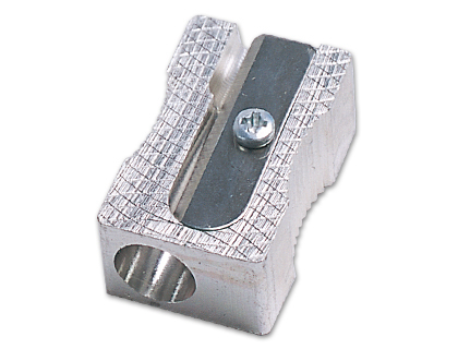 Apara-Lápis Metalico M+R de Um Uso Rectangular