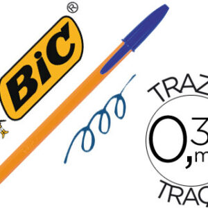 Caneta Bic Laranja Azul
