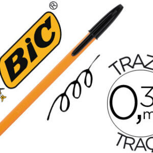 Caneta Bic Laranja - Preto