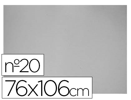 Cartão Cinza 760X1060 mm, de 2,0 mm