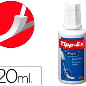Corretor de Pincel Tipp-Ex, De 20 ml, c/ Secagem Rapida