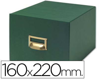 Ficheiro p/ Fichas Tela Verde p/ 1000, 160 X 220 mm