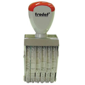 Numerador Manual Classico Trodat, 6 Bandas - 7 mm.