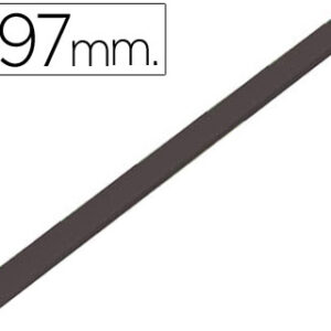 Lombadas Plastico p/ Encadernacao, Preto A4
