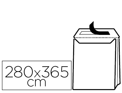 Envelope Bolsa Fole Kraft 280X365X30mm c/ Aba Emtira de Silicone Papel 120Gr (50 Unidades)