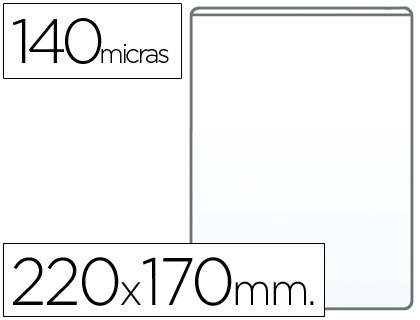 Bolsa Portacarnet Quarto 140 Microns PVC Transparente (1 Unidade)