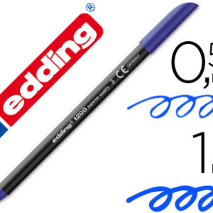 Marcador Edding Azul - Ponta Redonda 0,5 mm