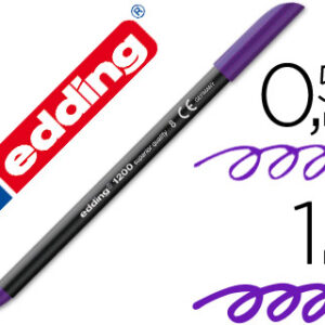 Marcador Edding Violeta Ponta Fibra 1200-Ponta Fibra 0,5mm