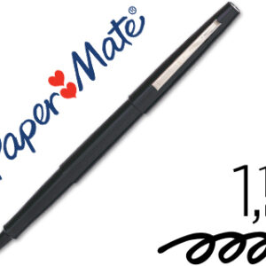 Marcador Paper Mate Flair Nylon 3101-1 Preto