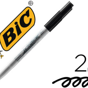 Marcador Bic Velleda p/ Quadro Branco - Preto Ponta Redonda