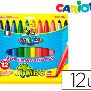 Marcador Jumbo Carioca 12 Unidades