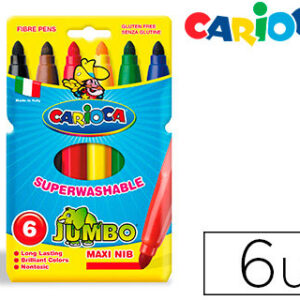 Marcador Jumbo Carioca 6 Unidades