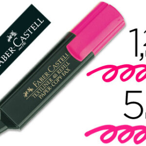 Marcador Faber Fluorescente 48-28 Rosa