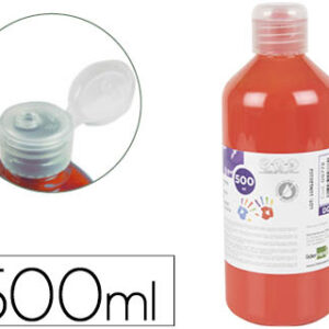 Pintura Dedos Garrafa de 500 ml Vermelho