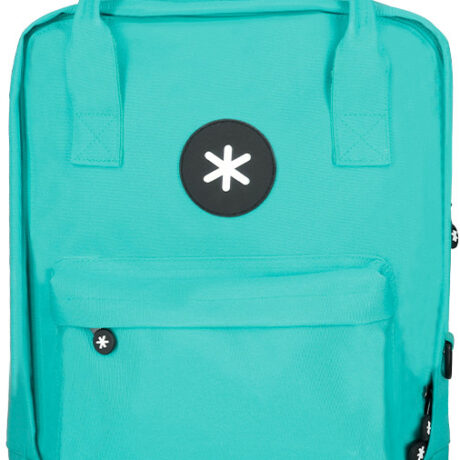 Mochila Escolar Antartik Com Bolso Exterior Menta 270X120X380 Cm - ANTARTIK