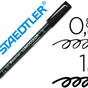 Marcador Staedtler Lumocolor Retroprojecao Permanente 317-9 Ponta 0,8-1 mm Preto
