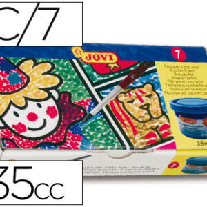 Guache Escolar Jovi 35 ml - 7 Cores Sortidas