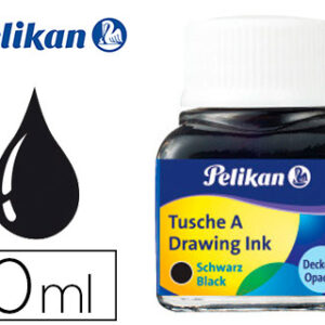 Tinta Da China Pelikan Frasco 10 ml Preta