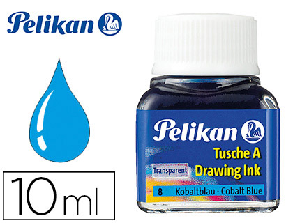 Tinta Da China Pelikan Frasco 10 ml Azul-Cobalto