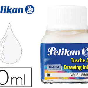 Tinta Da China Pelikan Frasco 10 ml Branca