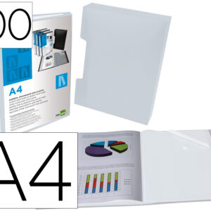 Capa Catalogo 100 Bolsas Din A4 (Transparente)