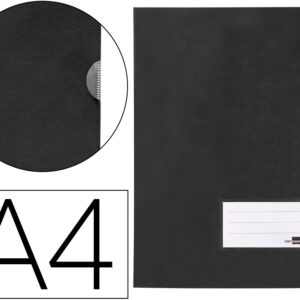 Pasta Dossier 921-Aa4Polipropileno 180 Microns Preto Opaco 20 Folhas