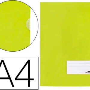 Pasta Dossier 921-Aa4Polipropileno 180 Microns Amarelo Fluor Opaco 20 Folhas
