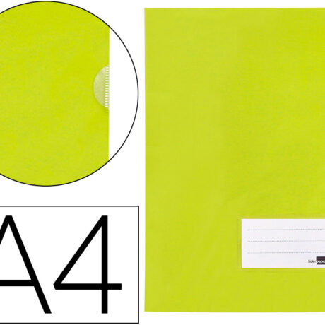 Pasta Dossier 921-Aa4Polipropileno 180 Microns Amarelo Fluor Opaco 20 Folhas