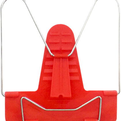 Atril Base Plastica c/ Angulo Ajustavel Suporte Parte Posterior (Vermelho)