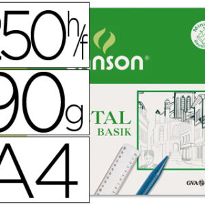 Papel Vegetal Guarro 90 Din A4 em Folha. 90-95 Gr/M2