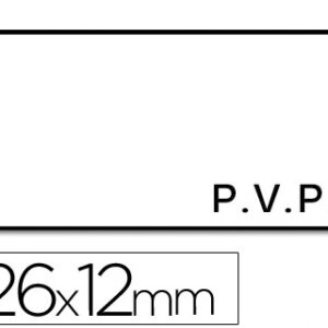 Rolo de Etiquetas Adesivas Meto Onduladas 26 X 12 mm Pvp Rolo 1500