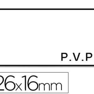 Rolo de Etiquetas Adesivas Meto Onduladas 26 X 16 mm Pvp Rolo 1200