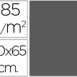 Cartolina Guarro 185 Gr 50X65 cm Cinza Escuro