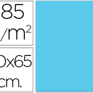 Cartolina Guarro 185 Gr 50X65 cm Azul Ceu