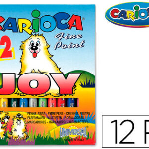 Marcador Carioca Joy Caixa de 12 Cores