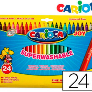 Marcador Carioca Joy Caixa de 24 Cores