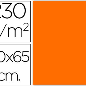 Cartolina Sadipal Fluorescente 230 Gr 50 X 65 cm Laranja